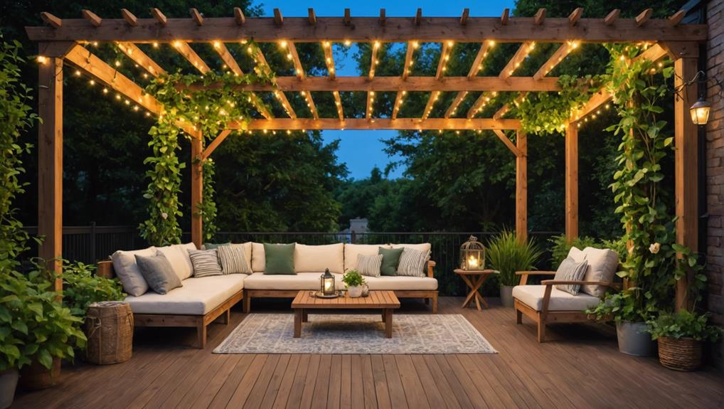 add pergola to backyard