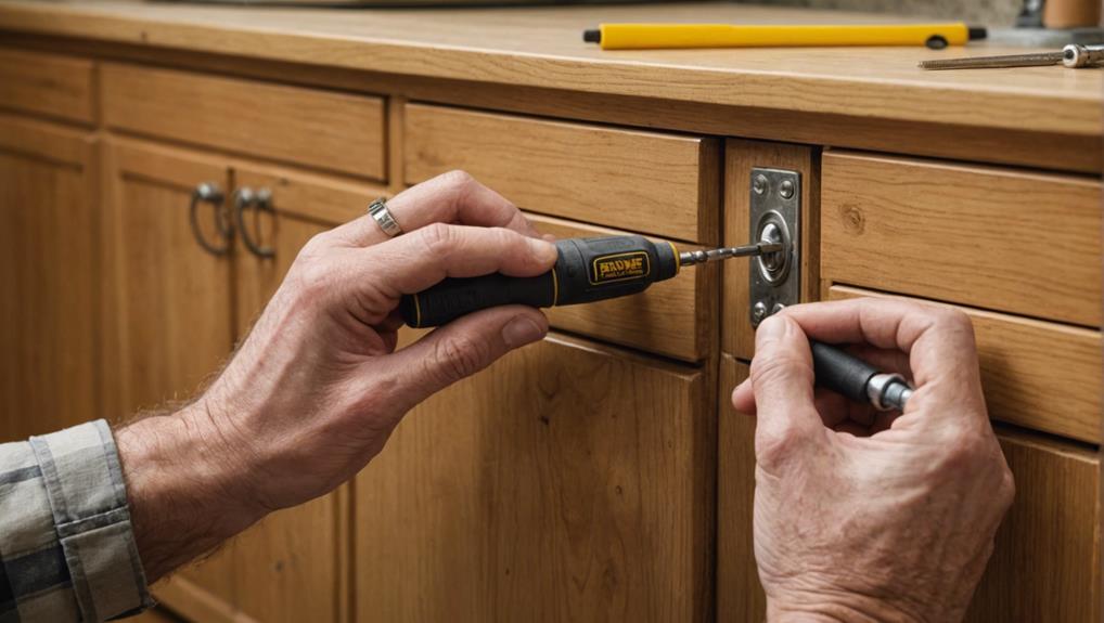 adjust kitchen cabinet doors