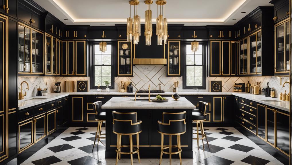 art deco kitchen design