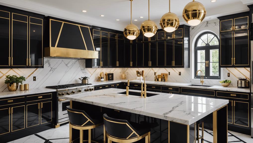 art deco kitchen design