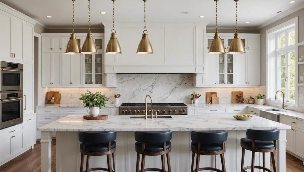 chic white kitchen design