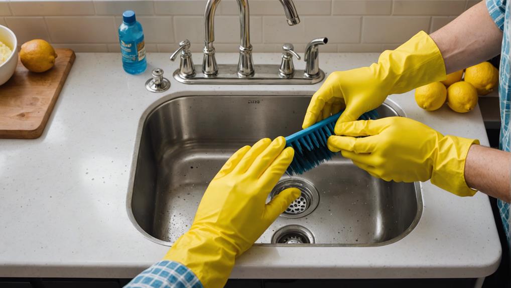 clear kitchen sink clog