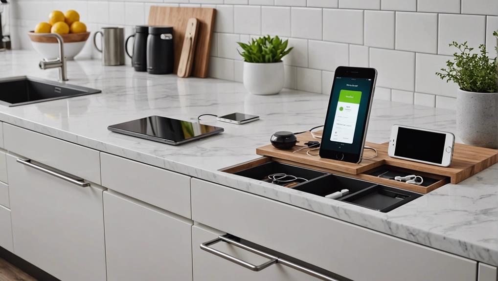 efficient kitchen charging stations