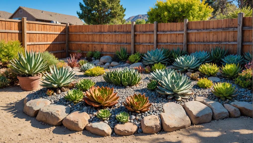 effortless landscaping with succulents