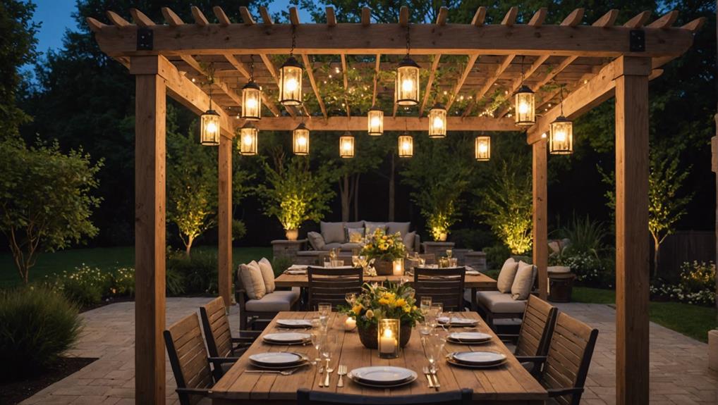 elegant lighting for outdoors