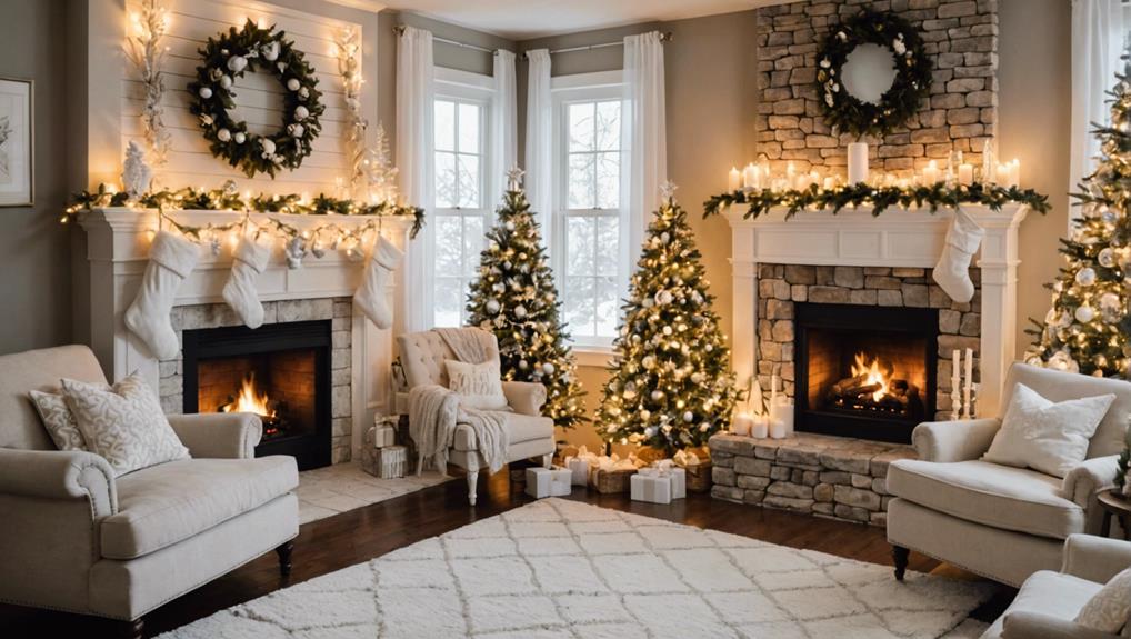 elegant white christmas decor