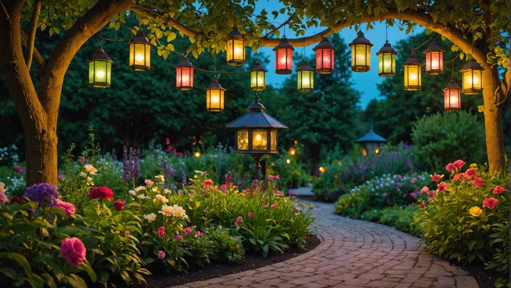 garden lighting solar lanterns