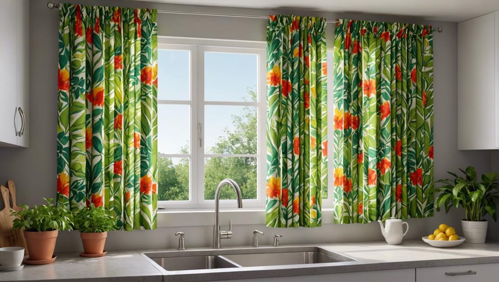 hang vibrant window treatments