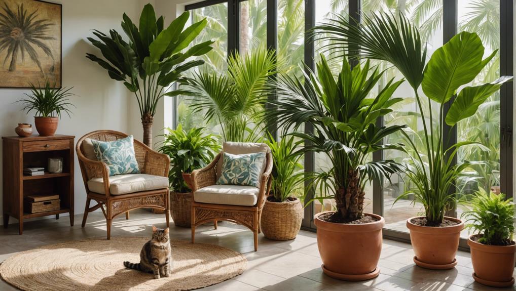 ideal growing conditions for cat palms