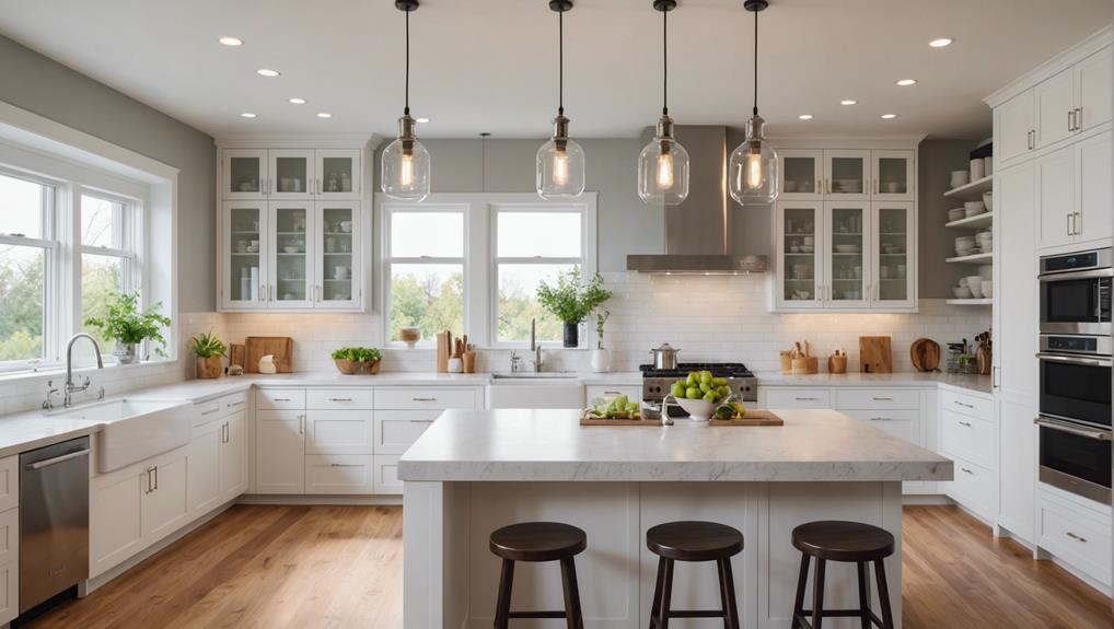 illuminate white kitchen designs