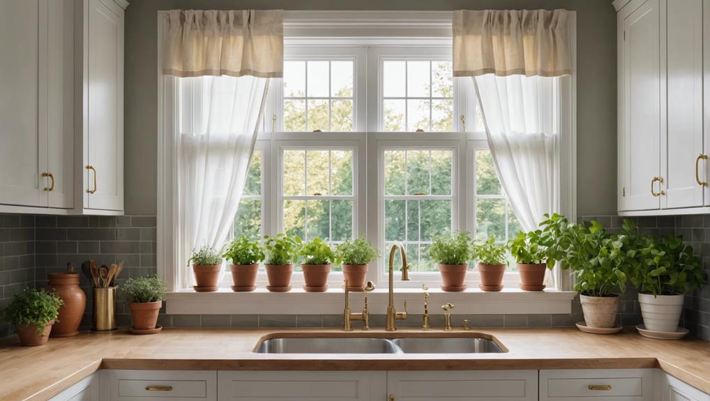 kitchen window trim ideas