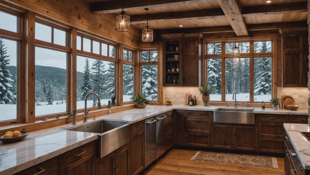 modern cabin kitchen ideas