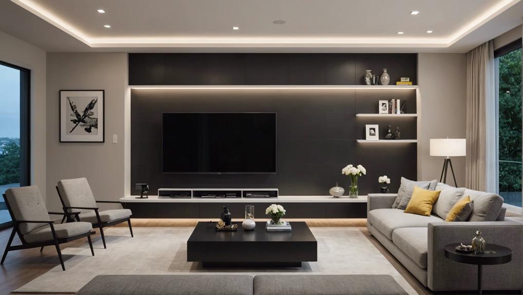 modern living room tvs