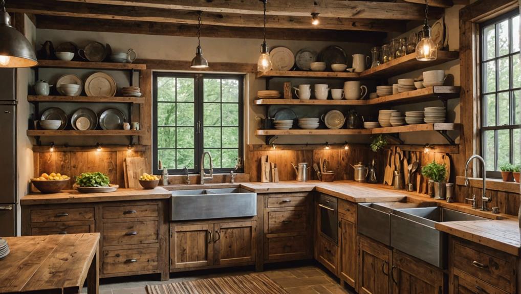 modern rustic kitchen designs