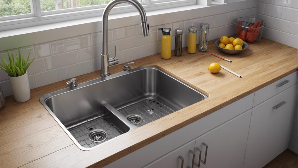 optimal kitchen sink height