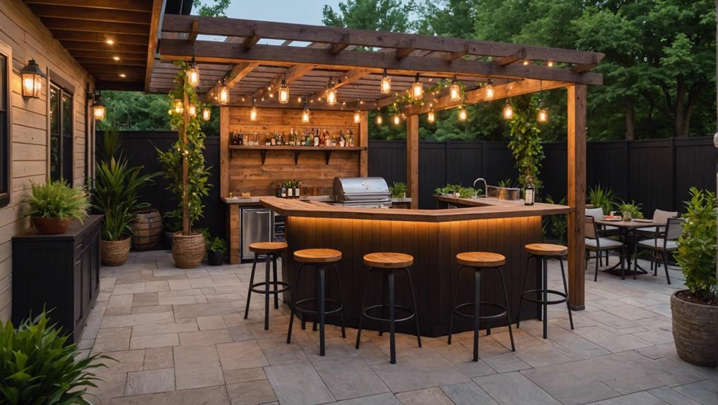 outdoor bar setup essentials