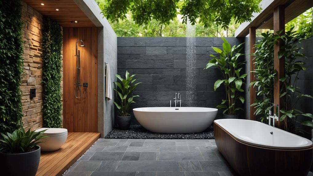 outdoor bathroom design tips