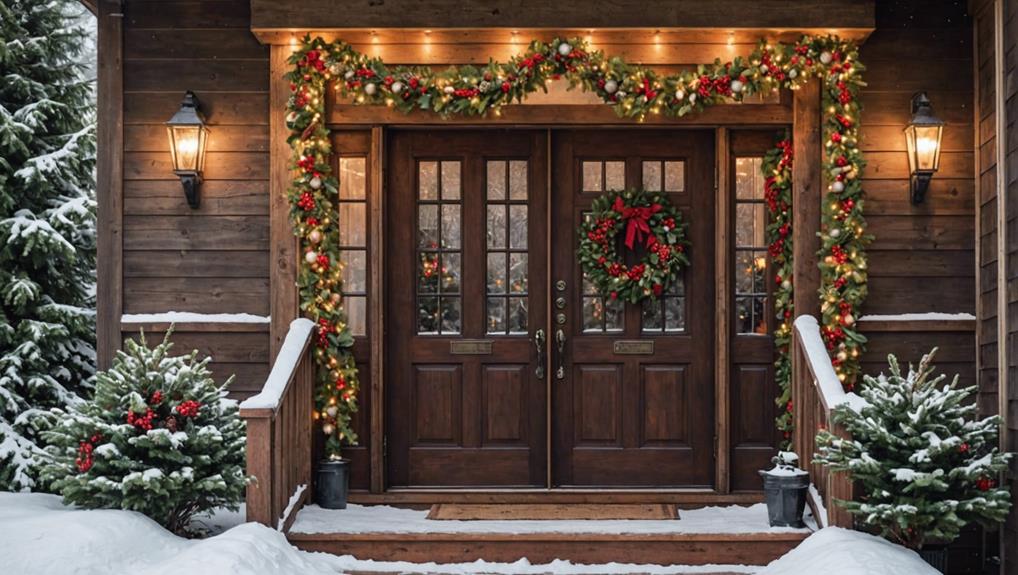 outdoor christmas garlands 2024