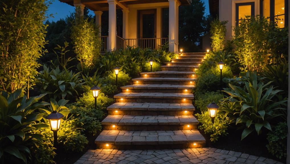 outdoor flame effect lights