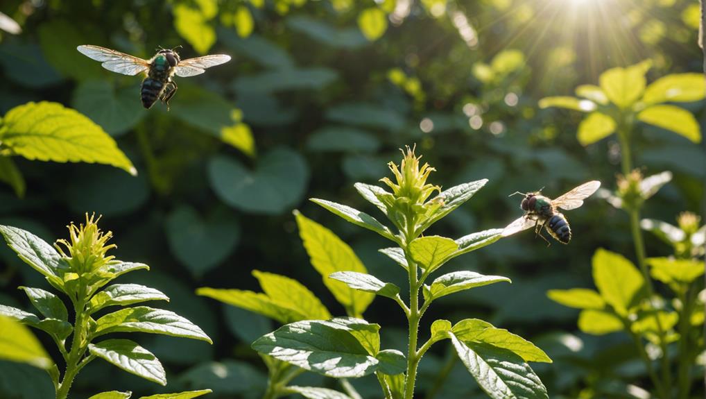 outdoor plants attract flies