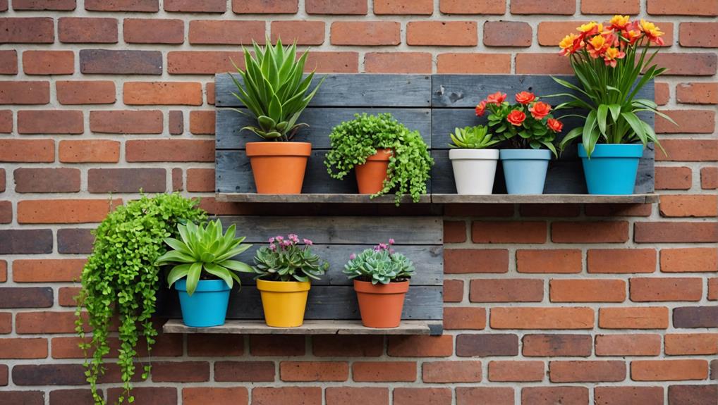 outdoor wall planter inspiration