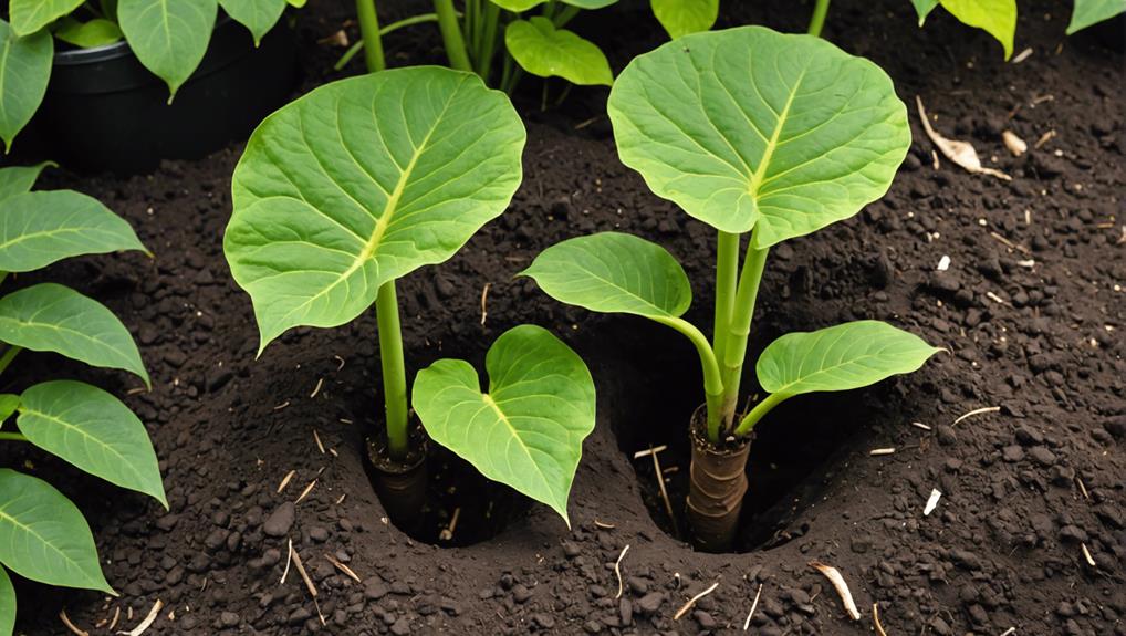 planting in the garden