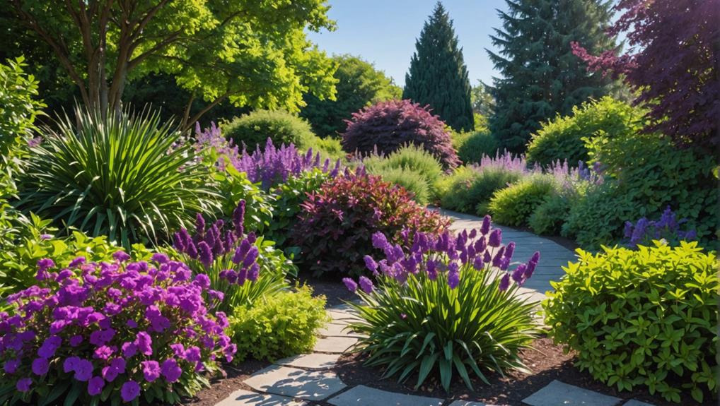 purple outdoor plants list