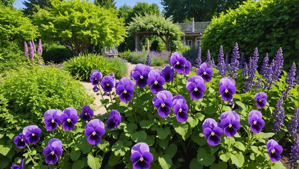 purple plants for outdoor