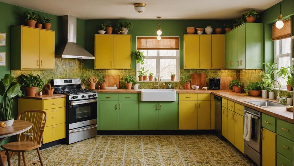 retro kitchen cabinet restoration