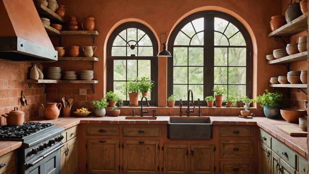 rustic spanish kitchen design