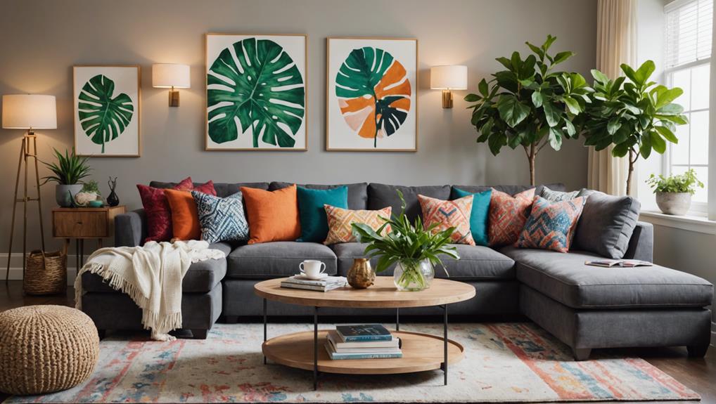 sectional couch decorating tips