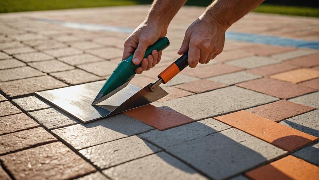 setting mortar for tiles