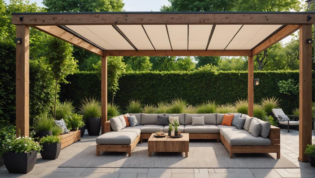 sheltering outdoor spaces beautifully