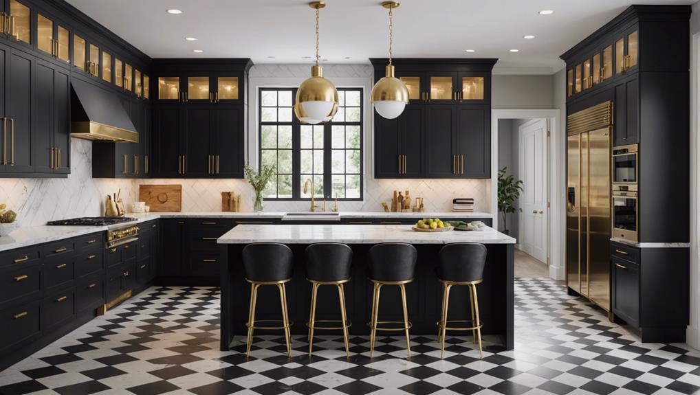 sophisticated kitchen color scheme