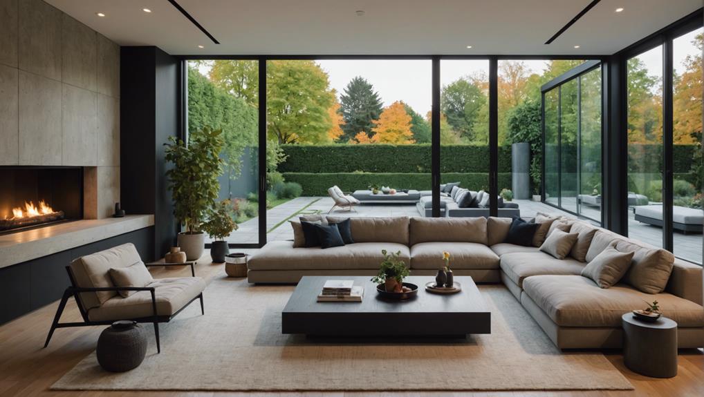 sunken living room design