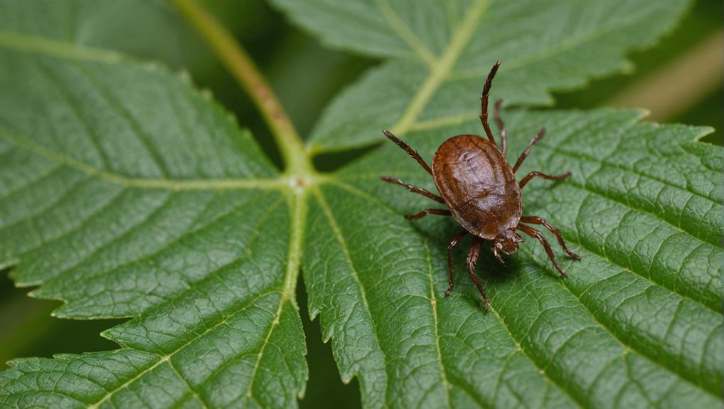 tiny blood sucking arachnids