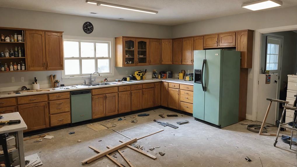 updating vintage kitchen cabinets