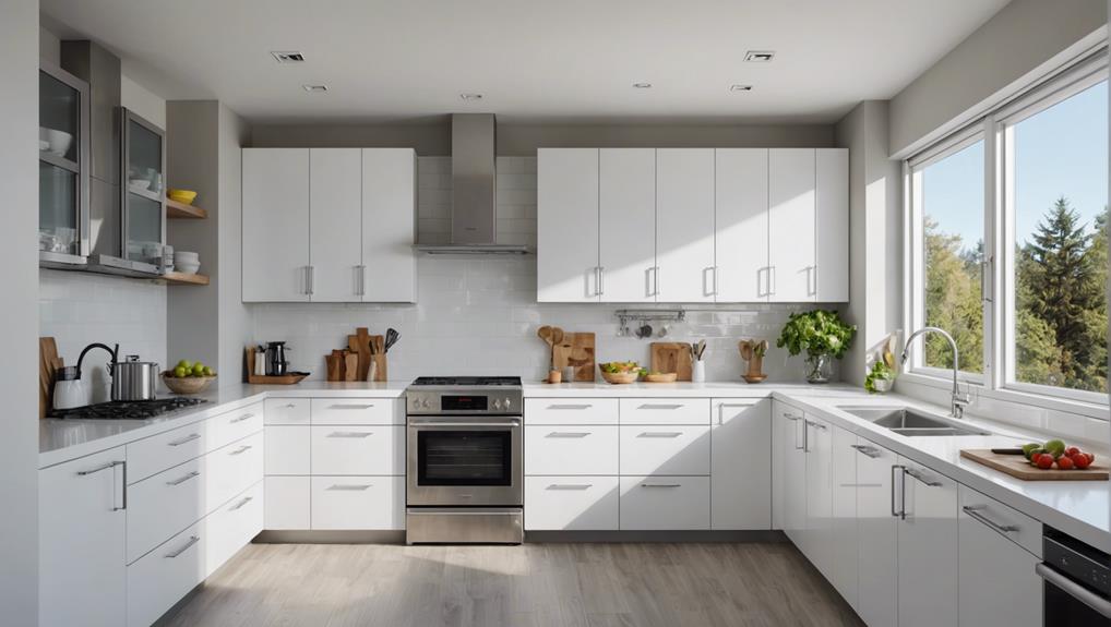 white kitchens with white