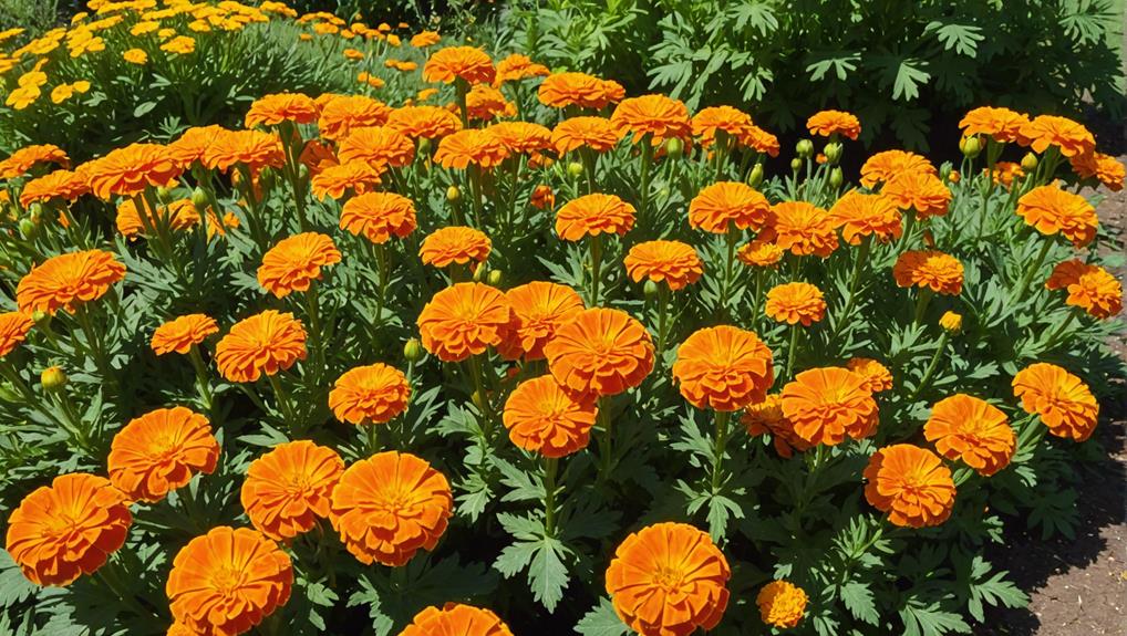 yellow flowers in garden