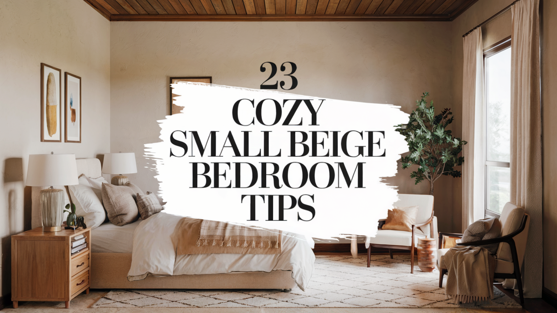 23 Tips to Transform Your Cozy Small Beige Bedroom