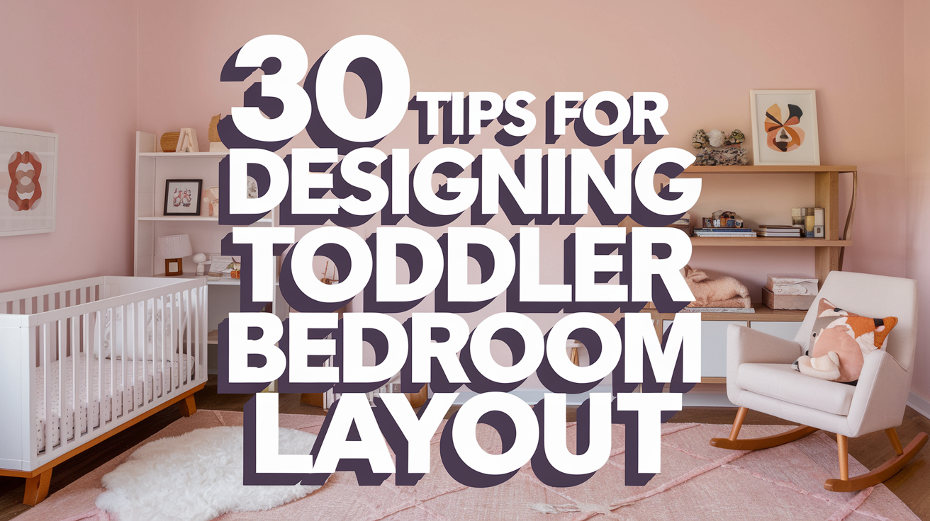 30 Tips For Designing a Toodler Bedroom Layout