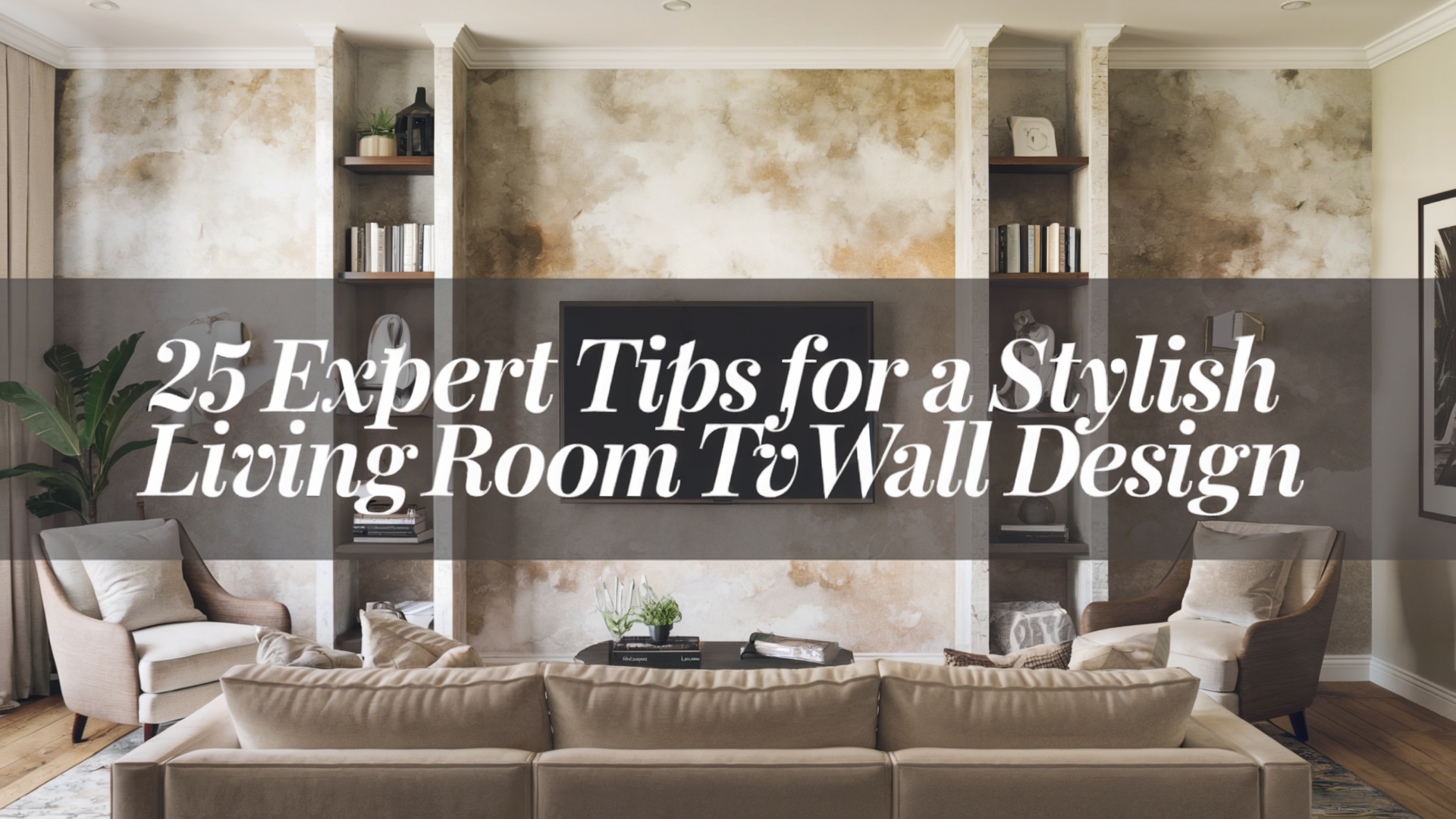 25 Expert Tips for Designing a Stylish Living Room TV Wall