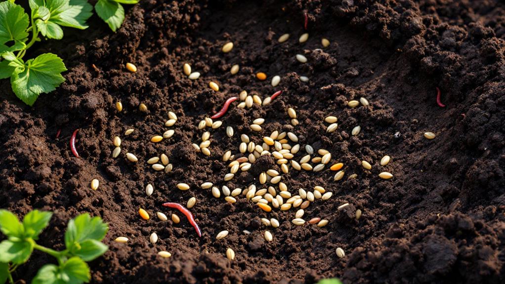 cultivating healthy garden soil