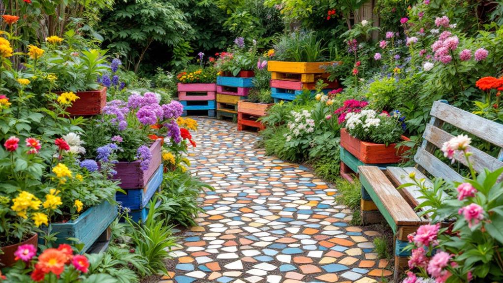 recycled materials in landscaping