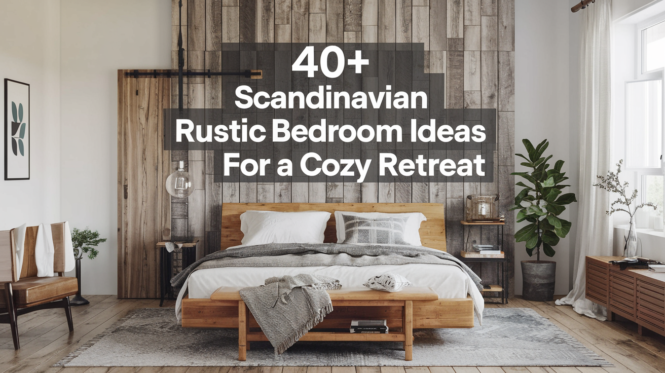 40+ Scandinavian Rustic Bedroom Ideas for a Cozy Retreat