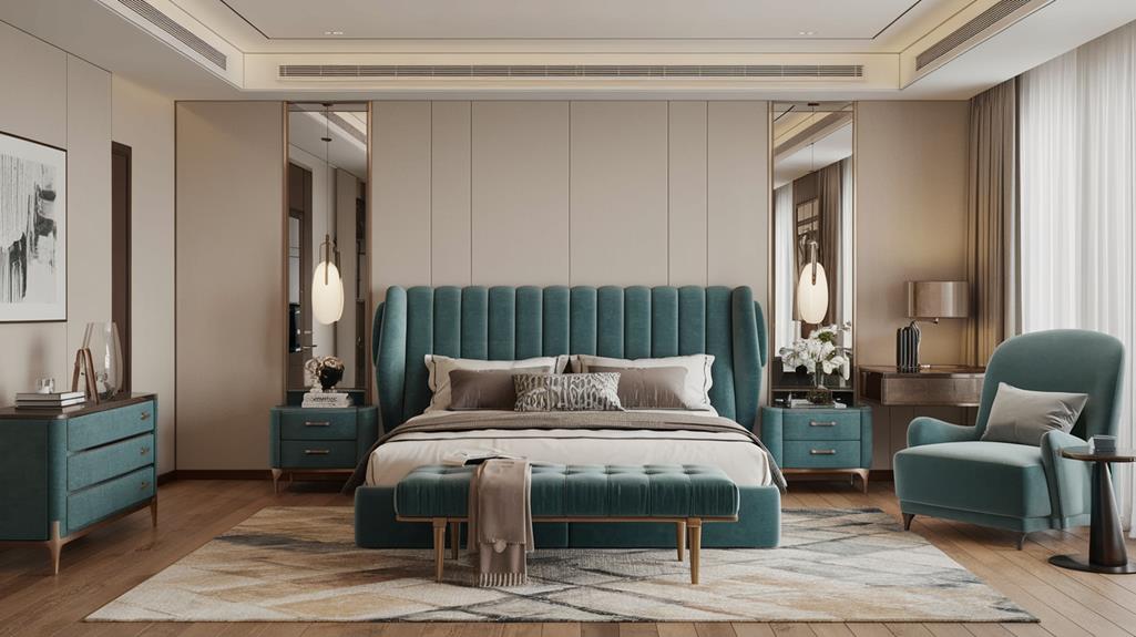 incorporate teal in furnishings