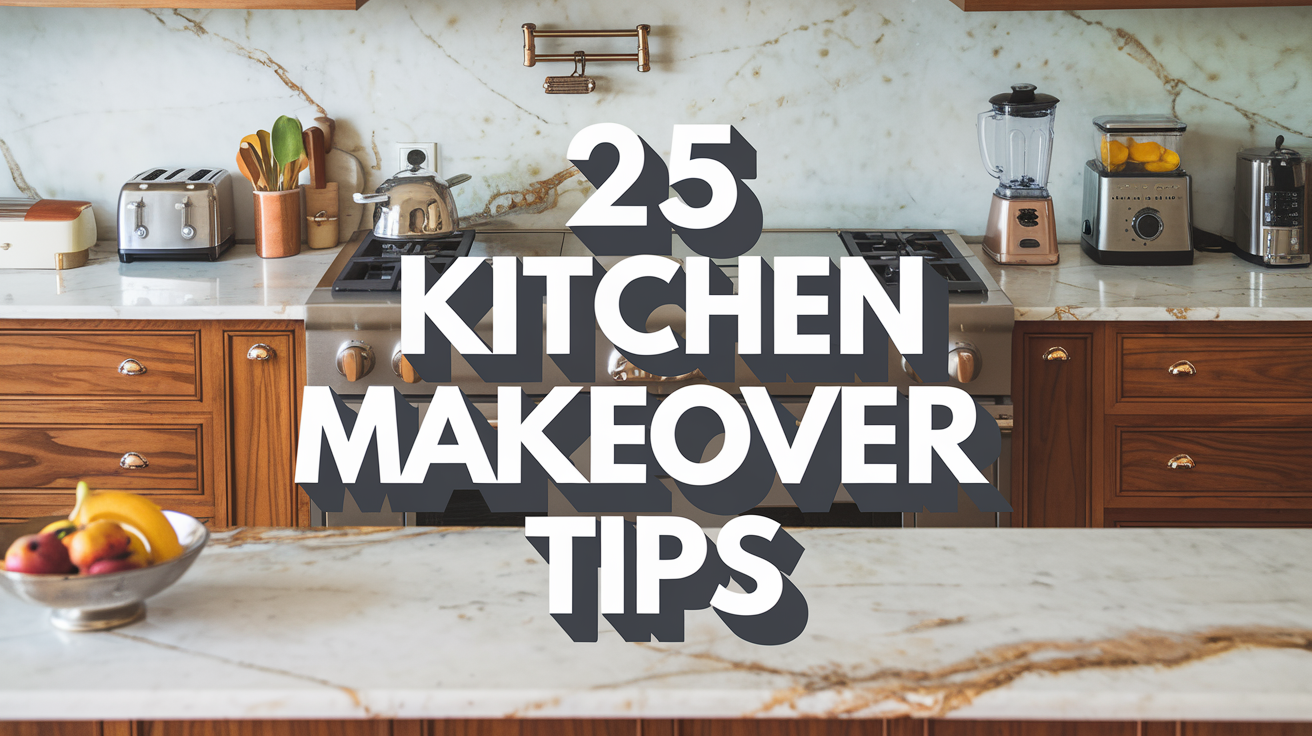 25 Kitchen Makeover Tips