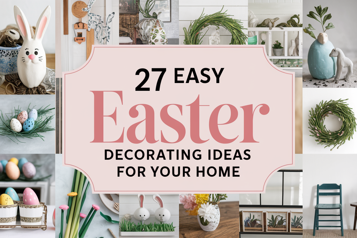 27 Easy Easter Decorating Ideas For Your Home