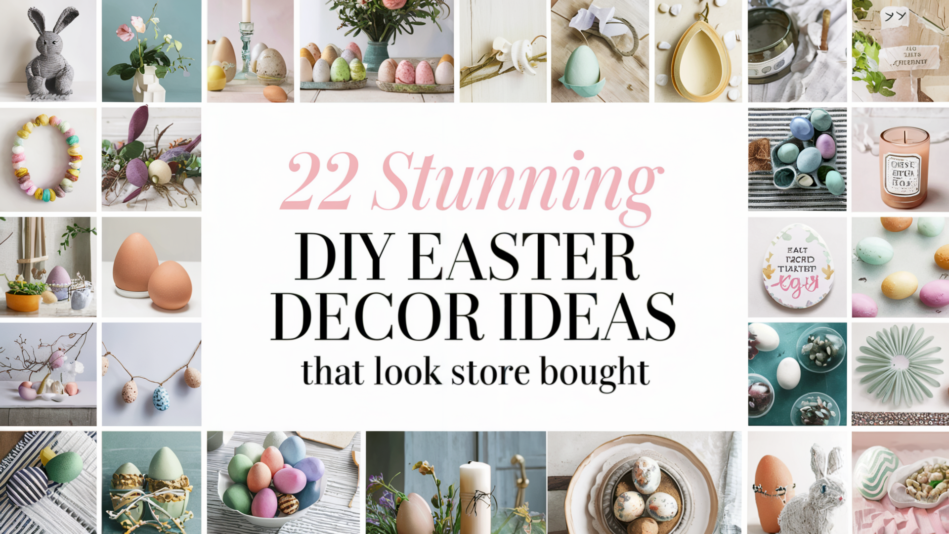 22 Stunning DIY Easter Decor Ideas That Look Store Bought