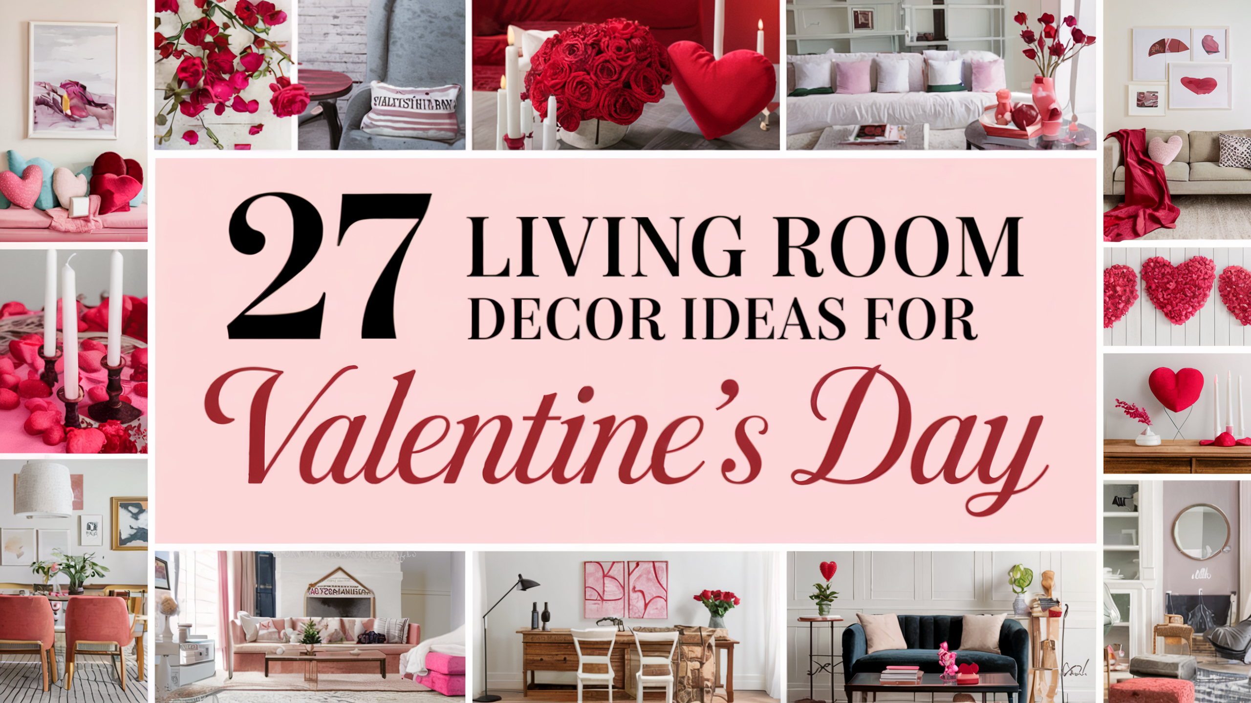 27 Living Room Decor Ideas for Valentine's Day